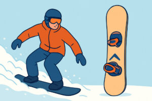 Freeride-lumilauta syvälumeen – pituus ja kärkien profiili