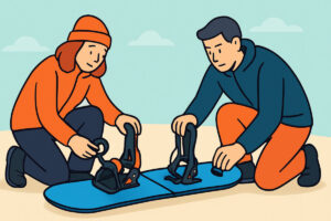 Splitboardin sidokset – nousutuet ja kantakoukut
