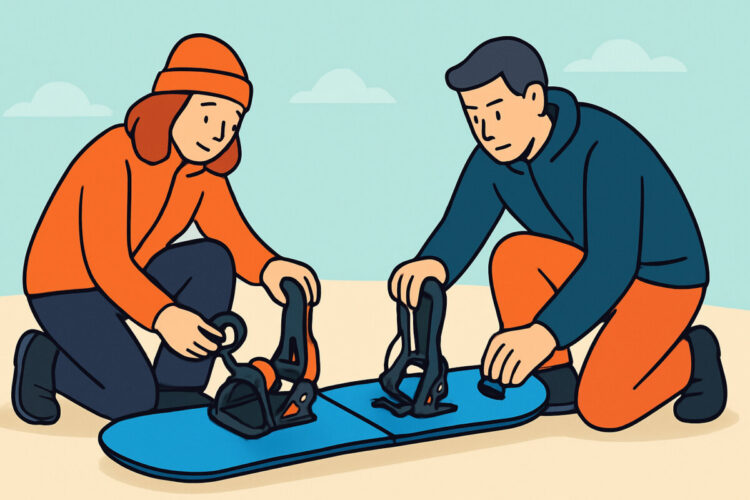 Splitboardin sidokset – nousutuet ja kantakoukut